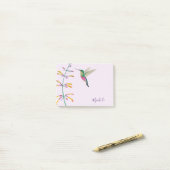 Aangepaste Hummingbird Post-it® Notes (Op bureau)