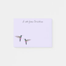 Aangepaste Hummingbird Post-it Notes