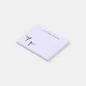 Aangepaste Hummingbird Post-it Notes (Schuin)