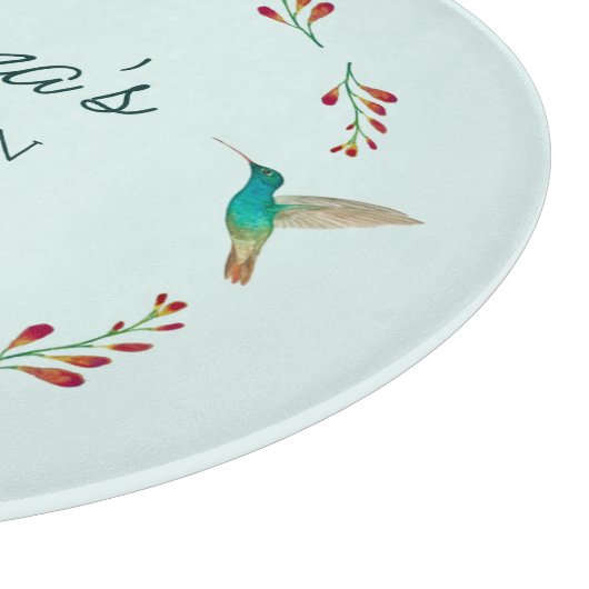 Aangepaste Hummingbird Snijplank (Hoek)