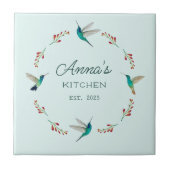 Aangepaste Hummingbird Tegeltje (Voorkant)