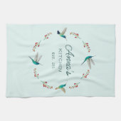 Aangepaste Hummingbird Theedoek (Horizontaal)