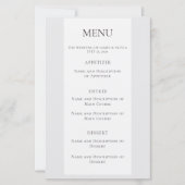 Aangepaste Hummingbird Wedding Menu (Voorkant)