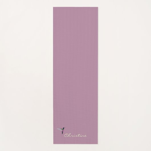 Aangepaste Hummingbird Yogamat (Voorkant)