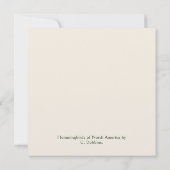 Aangepaste Hummingvogels Dank je wel Bedankkaart (Achterkant)