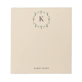 Aangepaste Hummingvogels, groot notebook Notitieblok