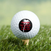 Aangepaste humor golf gepersonaliseerde palmboom golfballen (Insitu Shirt)