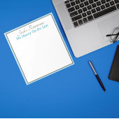 Aangepaste, humoristische notitiepad van Retiree Notitieblok