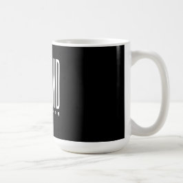 Aangepaste Husband Tekst Personaliseer Zwarte Mens Koffiemok