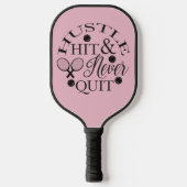Aangepaste hustle-hit en nooit stoppen pickleball paddle (Voorkant)
