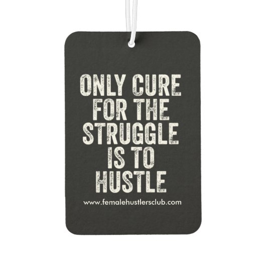 Aangepaste hustlers citeren air fresner luchtverfrisser (Achterkant)