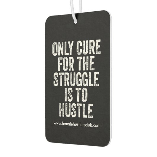 Aangepaste hustlers quote luchtverfrisser (Links)