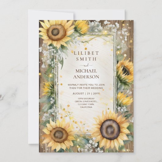 Aangepaste Huwelijk Verjaardag Baby Shower Pensioe Kaart (Voorkant)