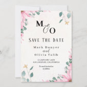 Aangepaste huwelijksaankondiging - Save the Date K (Voorkant)