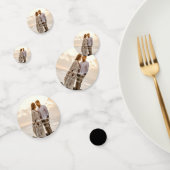 Aangepaste huwelijksdag foto confetti (Groep)