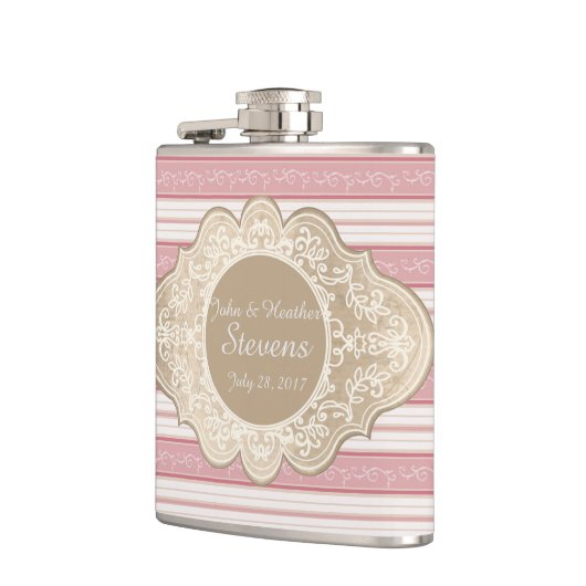 Aangepaste huwelijksfles voor vrouwen heupfles (Links)