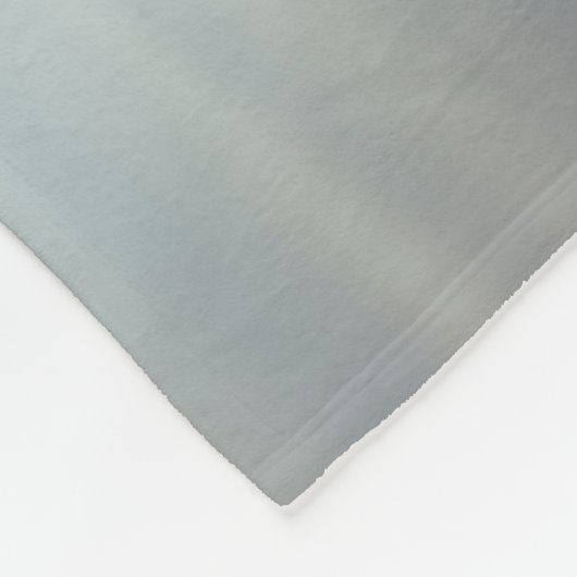 Aangepaste huwelijksfoto en monogram fleece deken (Hoek)