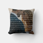 Aangepaste huwelijksgelofte en foto kussen (Voorkant)