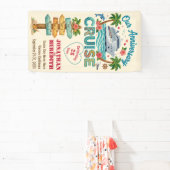 Aangepaste huwelijksjubileum-cruisedeur spandoek (Insitu)