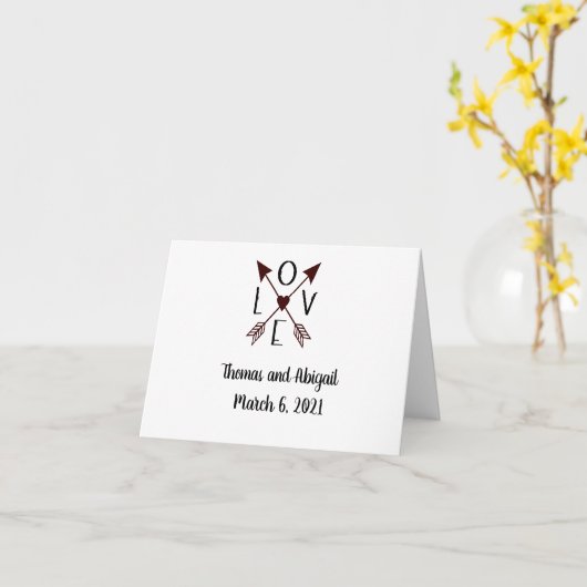 Aangepaste huwelijkskaarten met namen en data kaart (Gele Bloem)