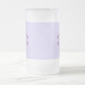 Aangepaste huwelijksnaam Gift Frosted Glass Mok (Center)