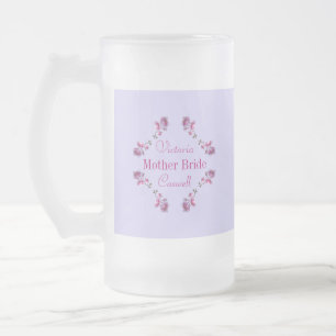 Aangepaste huwelijksnaam Gift Frosted Glass Mok