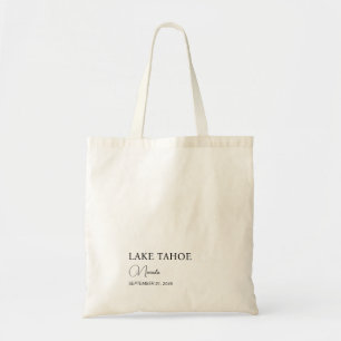 Aangepaste huwelijksontvangst tote bag
