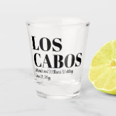 Aangepaste huwelijksplechtigheid op bestemming Wel Shot Glas (Voorkant)