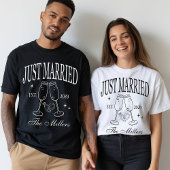 Aangepaste huwelijksreis Pas getrouwd Shirten voor T-shirt