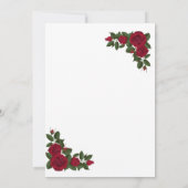 Aangepaste huwelijksuitnodiging | Elegant ontwerp Kaart (Achterkant)