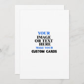 Aangepaste huwelijksuitnodigingen - ontwerp uw eig kaart (Voorkant / Achterkant)