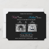 Aangepaste huwelijksuitnodigingen - Voeg uw eigen  Kaart (Voorkant)