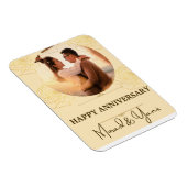 Aangepaste huwelijksverjaardag magneet (Rechterzijde)