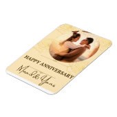 Aangepaste huwelijksverjaardag magneet (Linkerzijde)