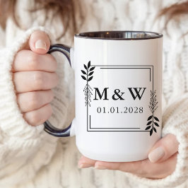 Aangepaste Huwelijksverjaardagmok – Gepersonalisee Mok