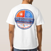 Aangepaste HVAC Bedrijf Oven Airconditioning Unit T-shirt (Achterkant)