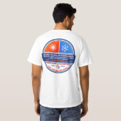 Aangepaste HVAC Bedrijf Oven Airconditioning Unit T-shirt (Achterkant volledig)