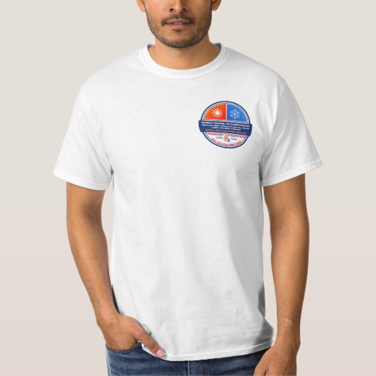 Aangepaste HVAC Bedrijf Oven Airconditioning Unit T-shirt (Voorkant)