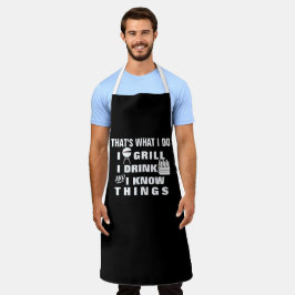 Aangepaste I Grill Chef Grappig Gepersonaliseerd S Schort