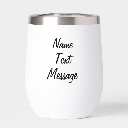 Aangepaste I (hart) Quilling, Witte Drank Tumbler (Achterkant)