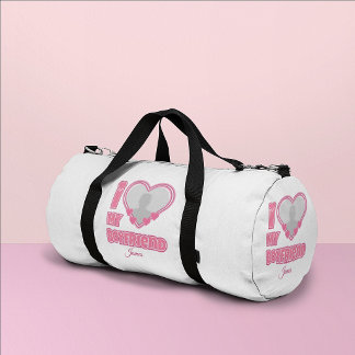 Aangepaste I Love My Boyfriend – Voeg Foto & Naam  Plunjezak