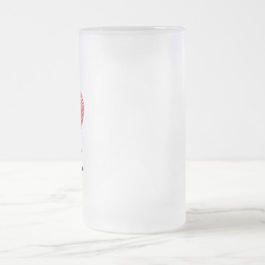 Aangepaste I-naam Matglas Bierpul (Center)