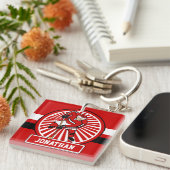 Aangepaste Ice Hockey-speler Sleutelhanger (Voorkant Rechts)