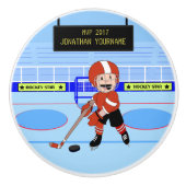 Aangepaste Ice Hockey star rw Keramische Knop (Voorkant)