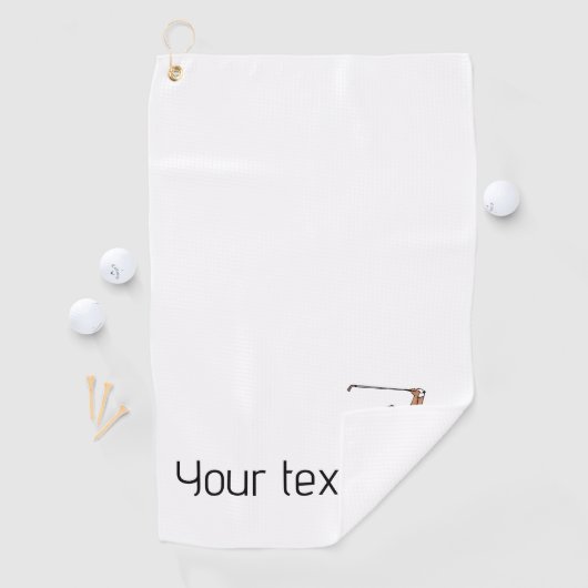 Aangepaste iconische Logo Golf Club handdoek (Insitu)