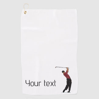Aangepaste iconische Logo Golf Club handdoek