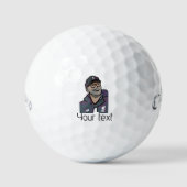 Aangepaste iconische Logo golfbal Golfballen (Voorkant)