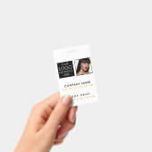 Aangepaste ID-badge afdrukken Medewerker ID Foto W Badge (Handheld)