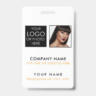 Aangepaste ID-badge afdrukken Medewerker ID Foto W Badge