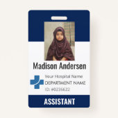 Aangepaste ID-badge | Gepersonaliseerde werk-ID-Ka Badge (Voorkant)